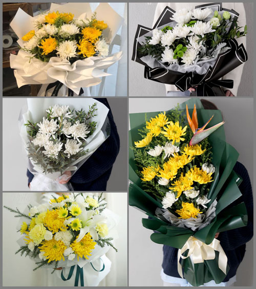 安徽阜阳市颍泉区闻集镇葛桥村白事花束代送